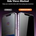 UNBREAKcable 4PCS Screen Protector for iPhone 14-2 Privacy Tempered Glass+2 Clear Glass Double Shatterproof [Easy Installation Frame] [9H Hardness] [Case Friendly] Anti-Scratch for iPhone 6.1 inch
