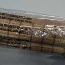 LazBlinds No Drill Bamboo Roman Shades, 38" W x 64" H, Malay Umber