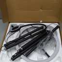 SIBRILLE LED Floor Lamp for Living Room  Modern Standing Lamp with Reading Light, Remote Touch Control Floor Light Dimmable MotherDaughter Tall Bedroom Lamp for Couch Office, 29W, Black