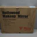 Hansong Bluetooth Black Vanity Makeup Mirror with Lights, Hollywood Mirror with 3 Color Lighting Modes 15 Dimmable LED Bulbs Large Vanity Mirror for Bedroom