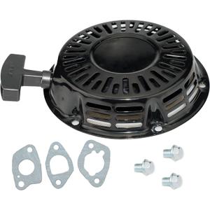HZ Black Pull Start Recoil Starter Assembly for Honda GX120 GX160 GX200 Harbor Freight Predator 212 Engine
