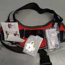 Service Dog Vest, ID Tag + 50 ADA Information Cards, Service Dog Harness w Patch in Sizes X Small to XX Large, Ruggedized Metal Tag, Service Animal Information Cards, ESA Accessory Set Medium (MEDIUM(Neck:19-22",Chest:21-27"),19.8-42.9 lbs, Red)