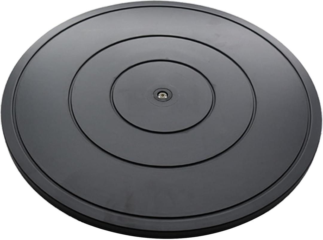 16 Inch Lazy Susan Turntable Heavy Duty Rotating Swivel Stand Lazy Susan with Steel Ball Bearings Flat Base Stand for TV/Computer/Monitor/Arts/Crafts/Bonsai/Statue/Cabinet Organizer