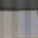 Kate Spade New York A4 Clipboard Folio with Low Profile Clip, Professional Padfolio Includes Lined Notepad, Pen Loop, and Pocket, Gold Dot with Script