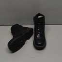 firelli Kids Ankle Boots Boys Girls Side Zipper Lace Up Work Boots 5