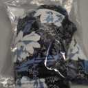 Bestbee Womens Palazzo Pants Dressy Casual Wide Leg Gaucho Pant Business Flowy Slacks Elastic Waist with Pockets, L, Black, White,Blue