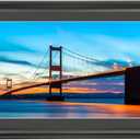 LTYHHK 15x23 Newspaper Picture Frame Solid Wood 12x20 Panoramic Picture Frames ,Displays Picture12x20 with Mat or 15x23 Inch without Mat, Poster Frame 15x23 Photo Frames Family Wall 12x20 Picture