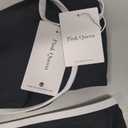 Pink Queen 2026 Women's High Waisted Bikini Sets Two Piece Swimsuit Color Block High Cut Bathing Suits Beach (Large, Black)