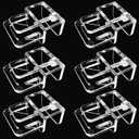 6 pcs Aquarium lid Clips Rimless Aquarium Fish Tank top Cover lid Hood Support Holder Glass Aquarium Acrylic Fish Tank top Clip