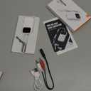 SoundSync Pro Bluetooth Transmitter & Receiver for Airplane, Easy Setup Bluetooth Audio Transceiver for 2 BT Devices, Volume Control, RCA for TV (White)