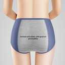 Leakproof Panties for Over 60#s with Incontinence-5 Pack Leakproof Ladies Underwear (Beige, M)