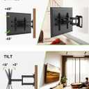USX Mount Full Motion TV Wall Mount for 37-82 Inch TVs, Swivel and Tilt Wall Mount TV Barcket with Extension, Max VESA 600x400mm & 16" Wood StudsFit Most 55 65 70 75 80 inch TVs