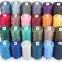 BlesSew Sewing Thread - 24 Spools of Polyester Thread for Sewing Machine, Beginners, Hand Stitching & Quilting - 1000 yds Per Spool