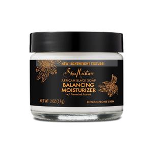 SheaMoisture Balancing Moisturizer for Dry Skin African Black Soap with Shea Butter 2 oz (2 Ounce (Pack of 1))