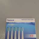 teeteck 5 Pack Electric Toothbrush Replacement Heads Compatible with FairywillToothbrush Heads Compatible with FW-507/508/551/515/917/959/2011,FW-D1/D3/D7/D8 (White)