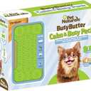 Pet Naturals Calm and Busy Pack with 6 Pouches of BusyButter Calming Peanut Butter and Premium Lick Mat with Suction Cups