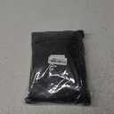 Outdoor Chair Covers, 2 Pack, 25"W x 25"D x 47"H, Waterproof, Black, Polyester Blend, Fits 4-6 Stackable Dining Chairs