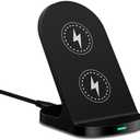15W Fast Wireless Charger Phone Charging Stand for Google Pixel 10 Pro XL/9/8a/8 Pro/7a/7,Android Phone Wireless Charging Station Charger for Samsung Z Fold 7/6/5/Z Flip 7/6/S24 Ultra/S23/S22/S21/S20