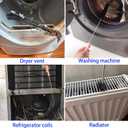 Dryer Vent Cleaner Kit, Flexible Dryer Lint Brush Vent Cleaner, 8PCS