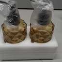 Brown Glass Soap Dispenser with Black Plastic Pump, 12oz Refillable Liquid Hand Soap Dispenser, 2 Pack Crystal Lotion Bottle for Modern Home Decor, Bathroom, Kitchen Countertop, Hotel