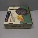 SIRCLES Tortilla Press 12 Inch Cast Iron - Extra Large, Heavy Duty 12 Inch Tortilla Press - Ebook Tortilla recipes - 5 Non-Slip Rubber Feet - Pre-Seasoned - Prensa Para Tortillas De 12 Pulgadas Grande