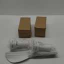 2 Set 22.5" White Small Ceiling Fan, Portable AC 110V Plug in Hanging Ceiling Fan, 36dB Quiet Operation with on/off Button, Mute Electric Air circulator for Bedroom Living Room RV Gazebo Tent