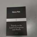 Travels in the Land of Serpents and Pearls (Little Black Classics) by Marco Polo (2015-02-26) (Paperback)