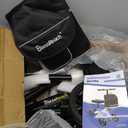 BlessReach Knee Scooter Steerable Knee Walker Deluxe Medical Scooter for Foot Injuries Adult Compact Crutches,Supports Up to 300 lbsBlack