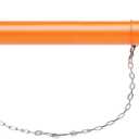 43"-57" Brush Hog PTO Shaft, 1-3/8" PTO Drive Shaft,6 Spline Both Ends PTO Driveline Shaft,Series 5 Tractor PTO Shaft,Black PTO Shaft