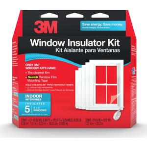 3M 2141W-6 Interior Shrink Film Window Kit