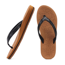 ONCAI Women's Flip Flops with Rhinestone, Arch Support Yoga Mat Comfort Walking Summer Beach Thong Sandals with Plantar Fasciitis Rubber Soles US Size 5-11
