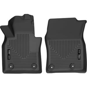Husky Liners Weatherbeater Floor Mats | Fits 2019-2026 Mazda 3 (Hatchback, Sedan FWD), 2020-2026 Mazda CX-30 (AWD) | Front Row, 1-pc Black - 15651
