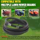 TonGass 144959 532144959 Lawn Mower Deck Belt 1/2" x 95" Compatible with Craftsman LT1000 LT2000 LT3000 42" Lawn Mower Part Numbers 160855, 130801, 138255, 24690, 532138255, 144959D