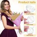 25Pcs Truffle Wrapper Cups Candy Holder Plastic Chocolate Liner for Valentine S Day Wedding Birthday Party Candy Decoration