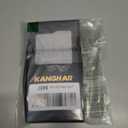 KANGHAR Compatible with iPhone 17 Pro Case Brown Leopard Print Pattern Cute Cheetah Wristband Stand Phone Cover for Women Girls Men Shockproof Slim Protective Cover 17 Pro 6.1 Inch