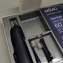 3-in-1 Upgraded Pro Flossing Toothbrush-Flosses, Vibrates and Oscillates(The 1st Tech), Electric Toothbrush with Water Flosser Equipe 5 Brush Heads, Plaque Removal for Sensitivity, Braces-Blue