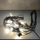 addlon 50FT LED Outdoor String Lights with Edison Shatterproof Bulbs, Weatherproof Strand, Commercial Grade Patio Lights, Decorative for Garden or Patio, Black