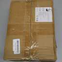 Shinowa Bathroom Accessories Set, 5 Pcs Clear Glass Bathroom Accessory Sets Complete with Soap Dispenser, Toothbrush Holder, Q-Tips Holder, Soap Dish, Ceramic Tray, Countertop Vanity Organizer