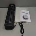 13 Inch Laminator Machine - 11x17 Laminator with 50 Sheets, Cold & Thermal, Built-in Paper Cutter & Corner Rounder, A3 Laminating Machine for Classroom Home School (Black)