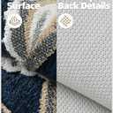 Color&Geometry Indoor Door Mat with Non Slip Latex Backed Soft, 20"x31", Thin Front Door Mat, Dirt Resist, Low Profile Easy Clean Entry Mats for Entryway, Entrance, Floral Elegance