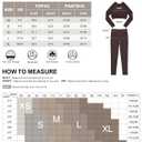 SUUKSESS Women 2 Piece Open Back Seamless Workout Sets Scrunch Booty Gym Leggings Built in Bra Crop Yoga Top (Large, Red)