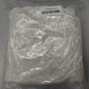 White Stretch Crushed Velvet Fabric, 2 Yard 63" Wide Soft Fabric Luxurious Material Versatile Stretch for Sewing, Apparel, Upholstery, Curtains, Decoration, 2 Yards, White