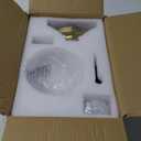 Cordless LED Table Lamp, 180 Swing Arm Desk Lamp, Battery Operated,Dimmable/3 Color, Vintage Rechargeable Table Light for Living Room,Bedroom,Bedside, White Shade, Brass