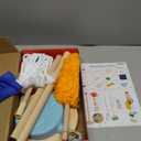 Wooden Kids Cleaning Set for Toddlers,8 Pieces Montessori Cleaning Toys with Kids Broom and Mop Set, Housework Pretend Play Toy Gift for Boys Girls Ages 3+
