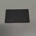 Wallet Tracker Card Air-Tag - Work with Apple Find My (iOS only), 0.07in Slim Tracking Card, IP68 Waterproof Bluetooth Tracker Finder, Apple MFi Certified, Item Locator for Luggage, Passports, Purse (Matte Black)