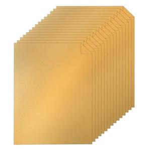 Silunkia 40 Sheets Gold Shimmer Cardstock 8.5 x 11 Certificate Paper, 75lb Craft Paper Card Stock for Cards Making, Birthday Decorations, Wedding Invitations, Greeting Cards