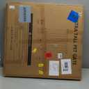 30"-62.5" Extra Wide Baby Gate for Doorways/Hallways,Pressure-Mounted Dog Gate Indoor for Stairs, Auto Close Pet Door for Child/pet Proof Safety, No Need Drilling, White