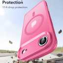 ESR for iPhone Air Case, Camera Control Cover, Compatible with MagSafe, Shockproof Military-Grade Protection, Magnetic Phone Case for iPhone Air, Classic Hybrid Case, Frosted Pink
