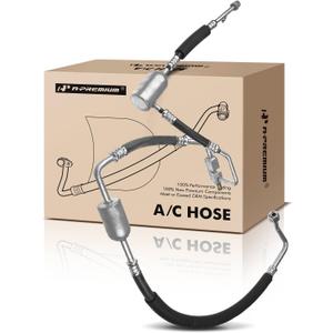 A-Premium A/C Suction Hose & Discharge Line Hose Assembly Compatible with Ford F-250/F-350/F53 1989-1993, F Super Duty 1990-1993, 7.5L, Cab Pickup, Petrol