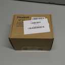 Clear Acrylic Cotton Swab Ball Holder Qtip Organizer with Lid 2-Grid Canister for Make Up Pads, Floss Picks, Vanity Storage,Bath Salts, Cosmetics, Home Bathroom Decor (DP004) (5.9" x 4.53" x 3.94")